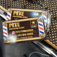 Pete Your Barber Logo