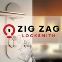 zig zag locksmith service Logo