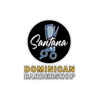 Santana Dominican Barbershop Logo