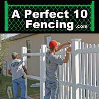 A Perfect 10 Fencing Logo