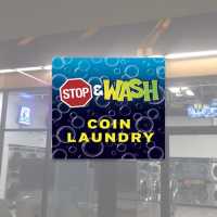 Stop & Wash Coin Laundry Logo