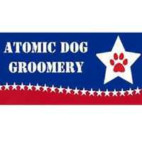 Atomic Dog Groomery Logo