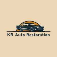 KR Auto Body Repair Restoration Logo