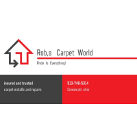 rob,s carpet world Logo