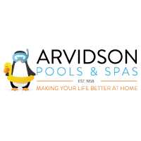 Arvidson Pools and Spas Logo