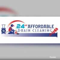 24hr Affordable Drain Cleaning Logo
