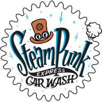 SteamPunk Express Car Wash Logo