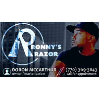 Ronny's Razor Logo