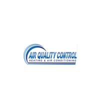 Air Quality Control Heating and Air conditioning Logo