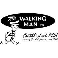 Walking Man Flyer Distribution Logo