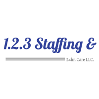 123 Staffing & 24hr. Care llc. Logo