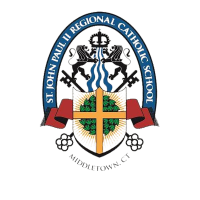 Saint John Paul II school Logo