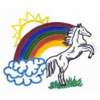 Rainbow Ridge Farm Equestrian Logo