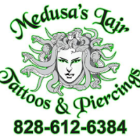 Medusa's Lair Tattoo & Piercings Logo