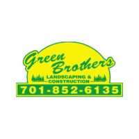 Green Brothers Landscaping   Construction Logo