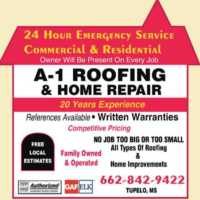 A-1 Roofing & Home Repair Logo