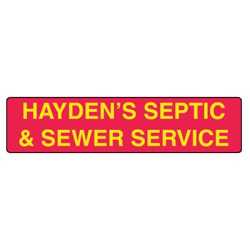 Hayden's Septic & Sewer Service