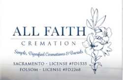 All Faith Cremation Sacramento