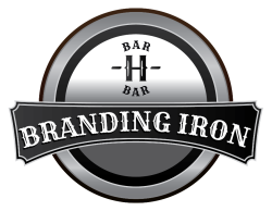 Bar H Bar Branding Iron