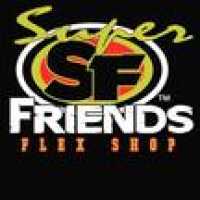 Super Friends Flex Shop Logo