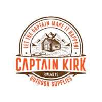 Captain Kirk Outdoor Supplies Logo
