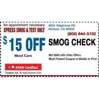 Xpress Smog And Test Only Logo