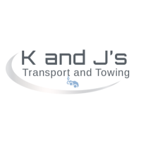 K and Jâ€™s Transport and Towing Logo