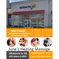 June's Healing Massage Logo