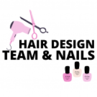 Hair Design Team & Nails Logo