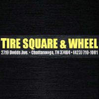 Tire Square & Wheel Logo
