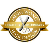 Ming Wong Hair Design (Located in Justin Michael's) Logo