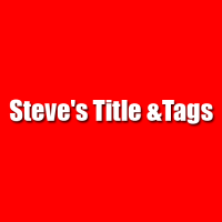 Steve's Title & Tag Logo
