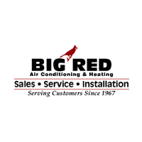 Big Red Air Conditioning & Heating Logo