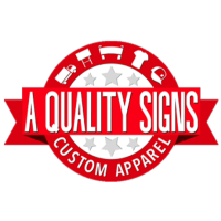 A Quality Signs & Custom Apparel Logo