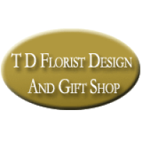 T D Florist Design & Gift Logo