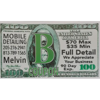 B-100 Mobile Detailing Logo
