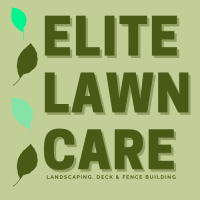 Elite Lawn Care - Landscaping, Deck & Fence Building Logo