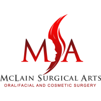 MCLAIN SURGICAL ARTS D. McLain, MD, DMD, FACS Logo
