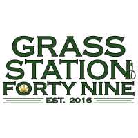 Grass Station 49 Weed Dispensary Nome Logo