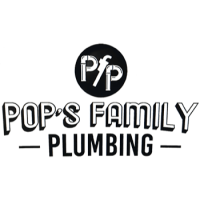 Pop's Family Plumbing Logo