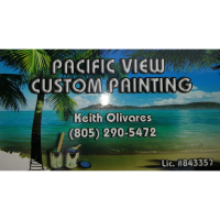 Pacific View Custom Painting Logo