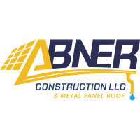 Abner Construction LLC and Metal Panel Roof Logo