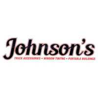 Johnson's Upholstery, Truck Accessories, and Portable Buildings Logo