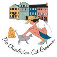 The Charleston Cat Groomer Logo