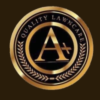 A+ Quality Lawn Care Logo