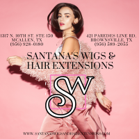 Santana's Wigs & Hair Extensions Logo
