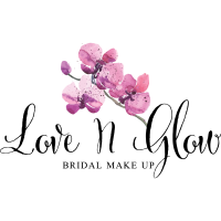 Love n' Glow bridal makeup Logo