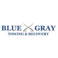 Blue Gray Towing Logo