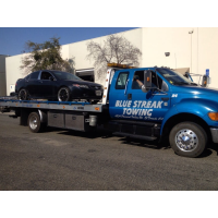 Blue Streak Towing Logo