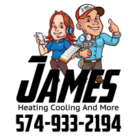 James Heating Cooling And More Logo
